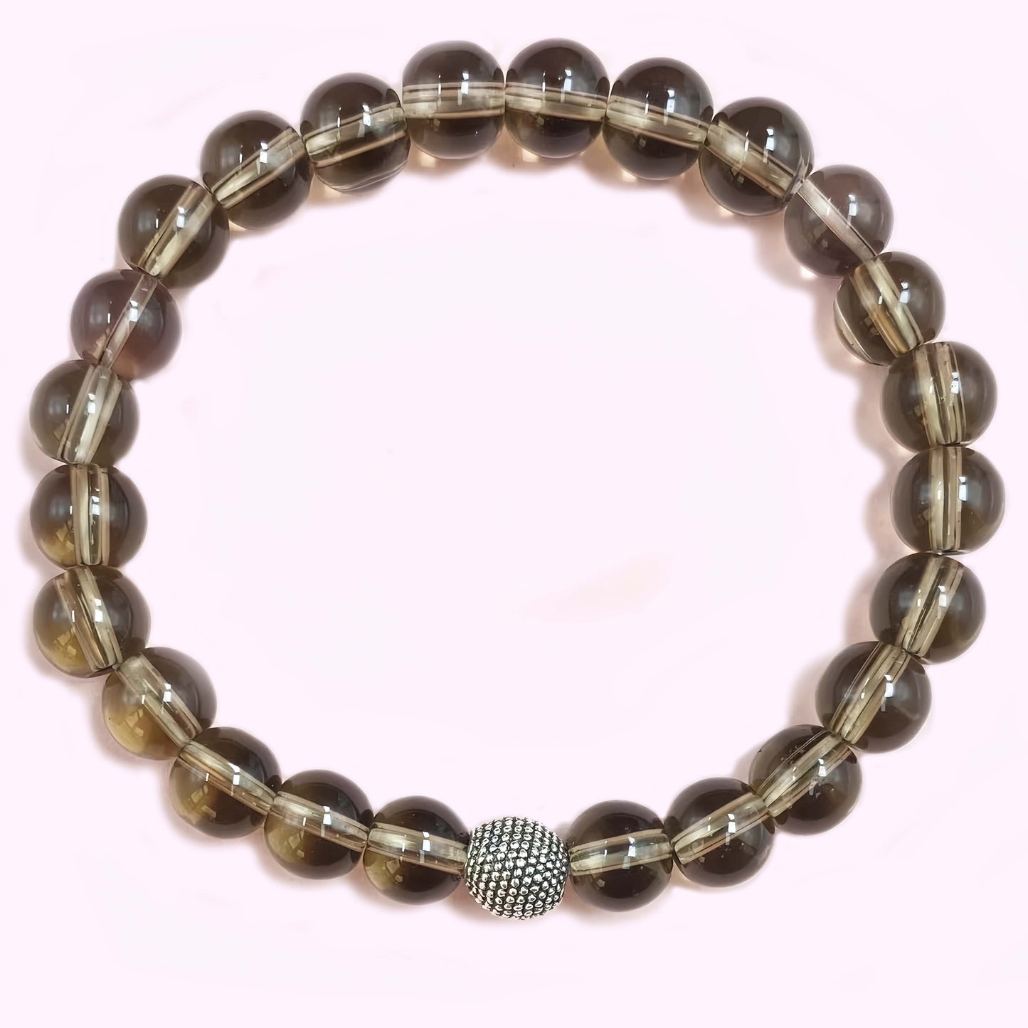 Smoky Quartz Crystal Bracelet for Strenght and Power