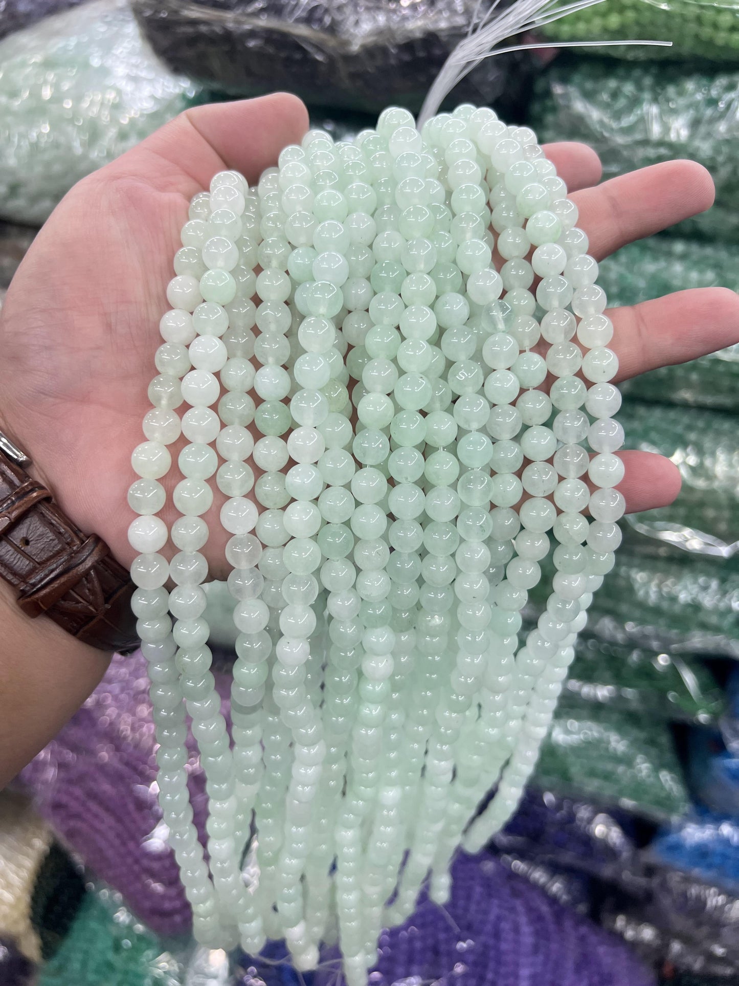 $2.5--8mm #2 Semi- Precious beadsFree Shipping