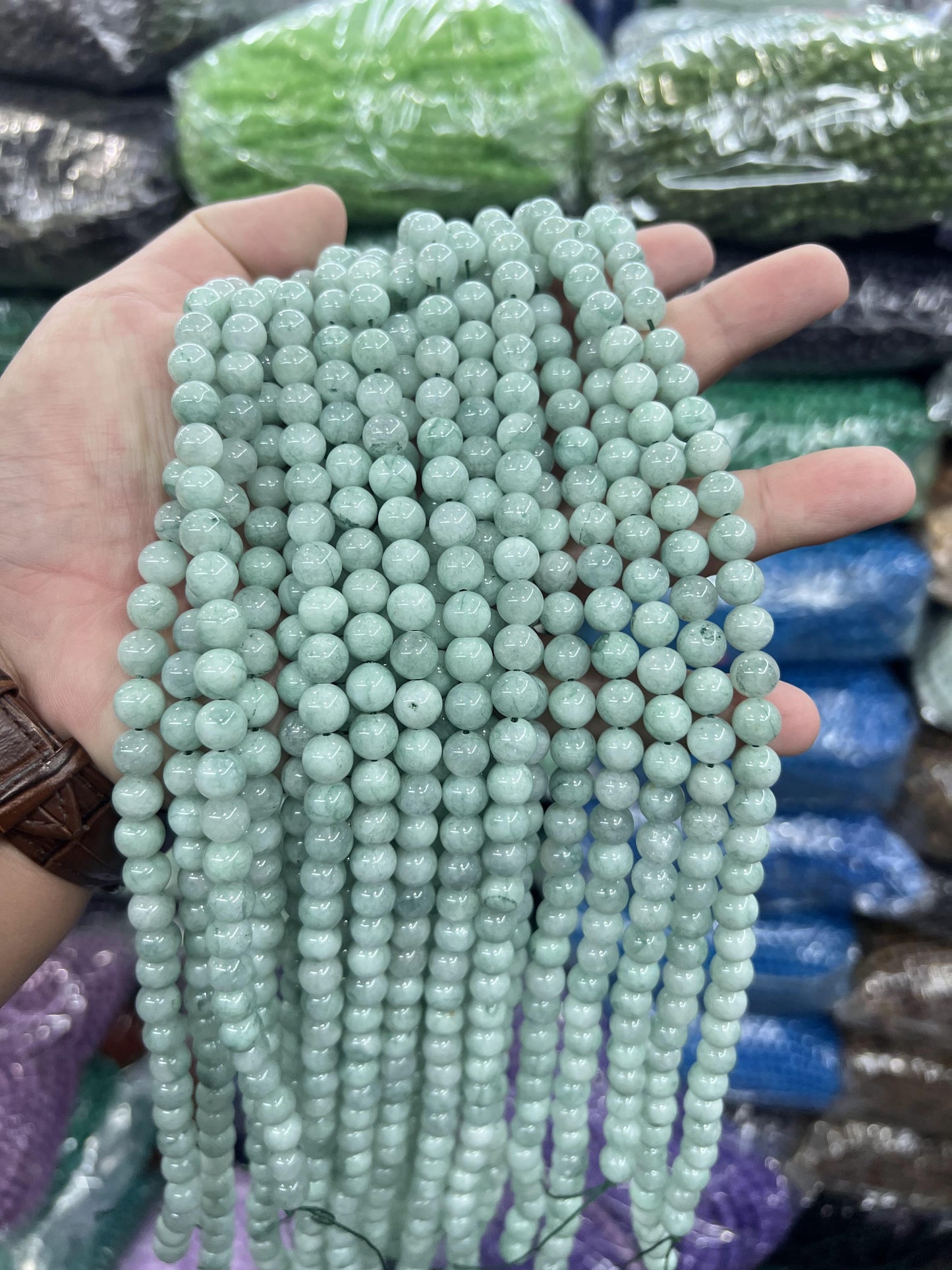 $2.5--8mm #2 Semi- Precious beadsFree Shipping