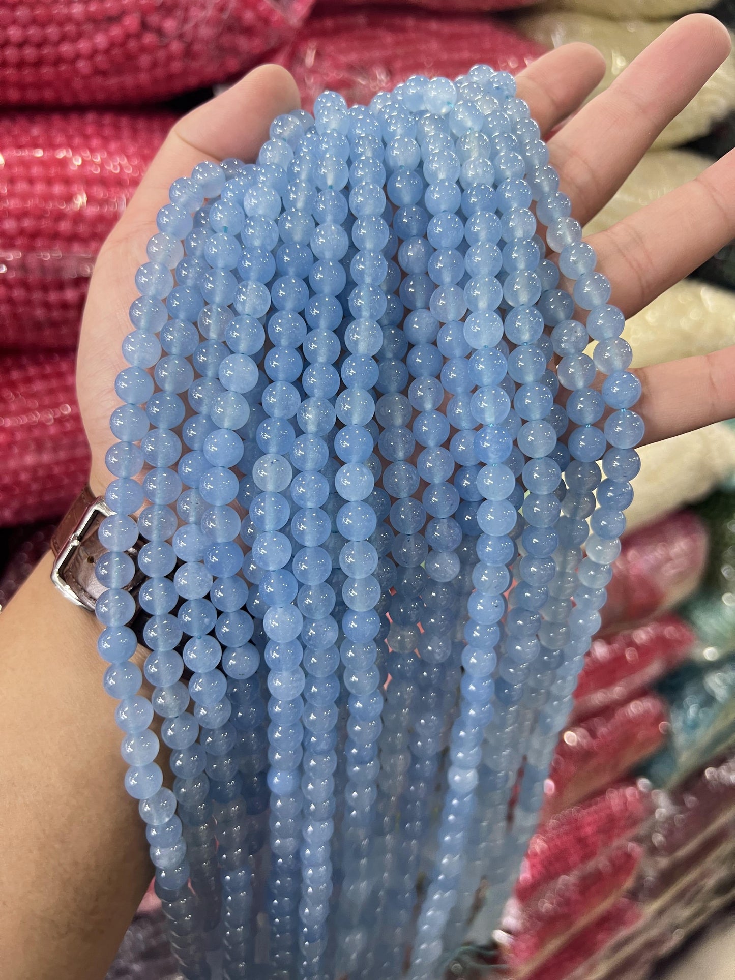 $2.5--8mm #2 Semi- Precious beadsFree Shipping