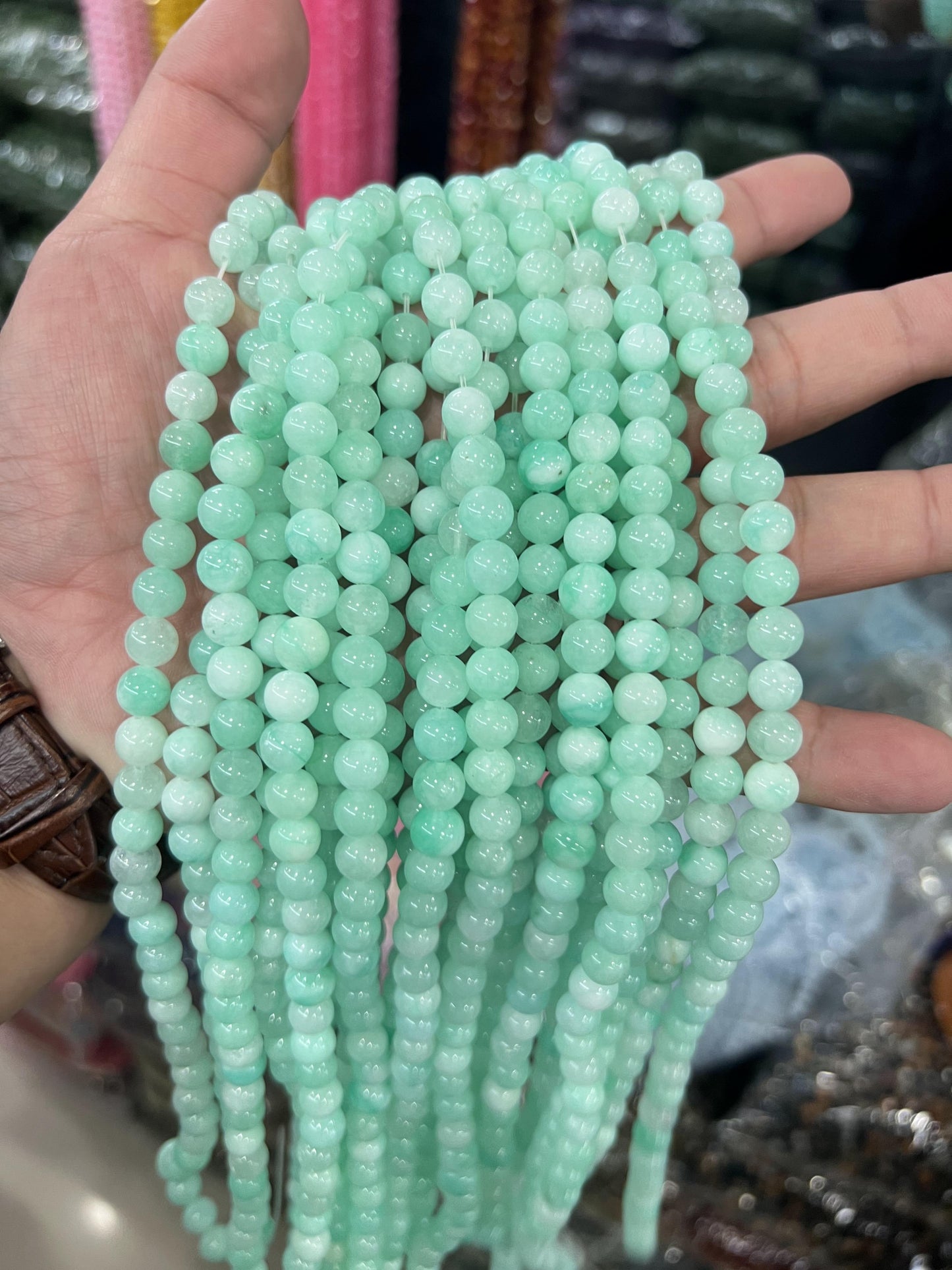 $2.5--8mm #2 Semi- Precious beadsFree Shipping