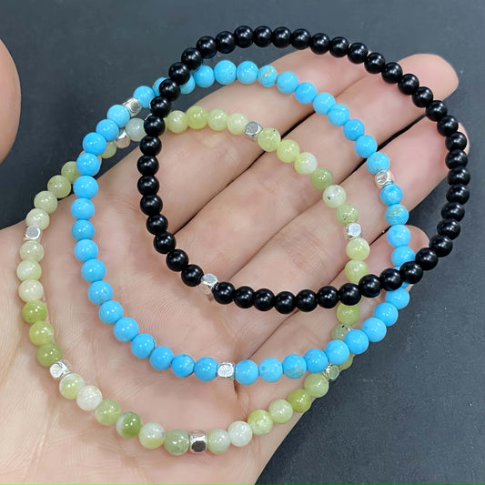Triple Strand Jade Improve Sleep Crystal Bracelet