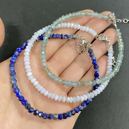 Triple Layer Lapis Lazuli Improve Sleep Crystal Bracelet
