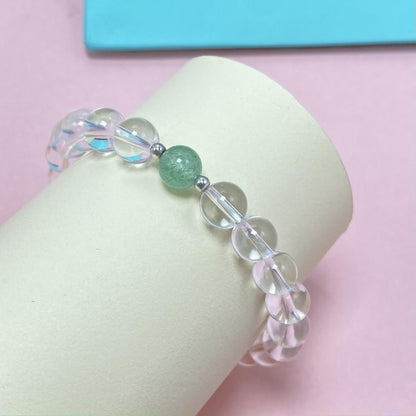 Natural Clear Quartz to Improve Body and Health Crystal  Bracelet