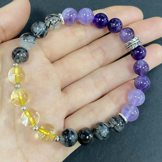 Natural Citrine for Better Wealth & Career Crystal Bracelet