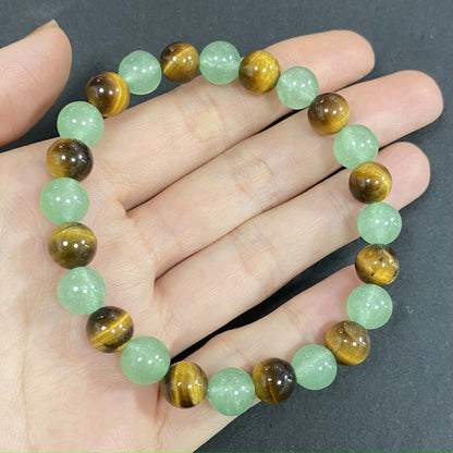 Mixed Aventurine for Better Wealth & Career Crystal Bracelet
