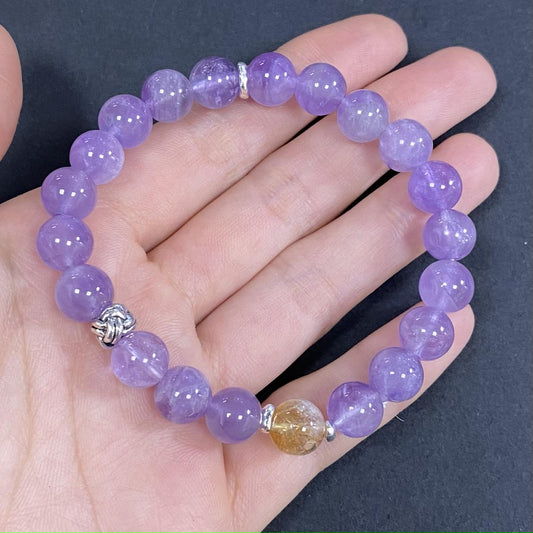 Amethyst Crystal Bracelet for Focus and Concentration