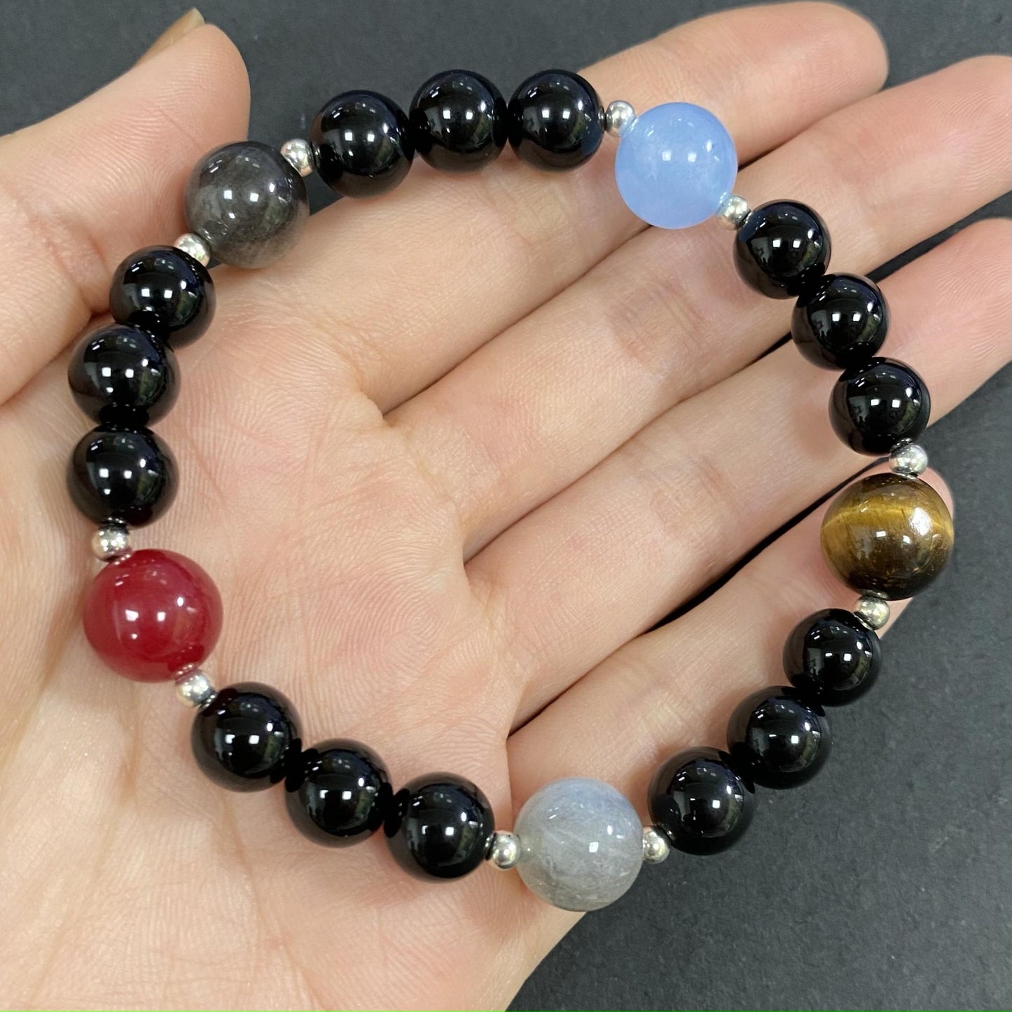 Multi Crystal Bracelet for Strenght and Power