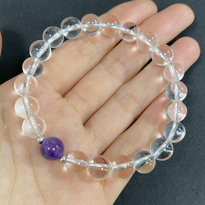 Clear Quartz Crystal Bracelet for Strenght and Power