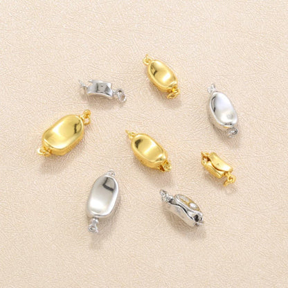 5Pcs Brass Necklace Clasps Link Connector Closures Extender