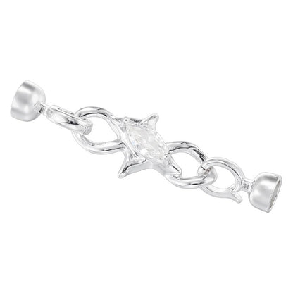 1PCS Luxury Jewellery Accessories Buckle Set with CZ Stones