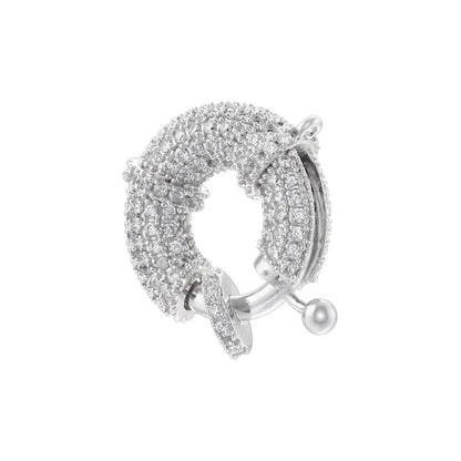 1PCS Luxury Jewellery Accessories Buckle Set with CZ Stones