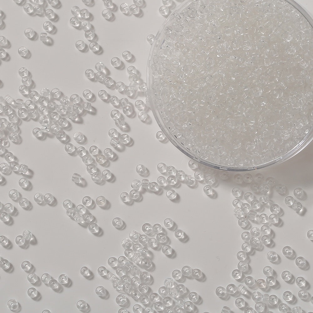 500pcs Glass Seed Smooth Beads