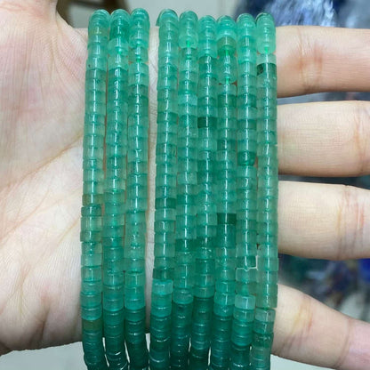 Heishi Rondelle Beads 2x4mm Quartz/Jasper/Agate/Crystal