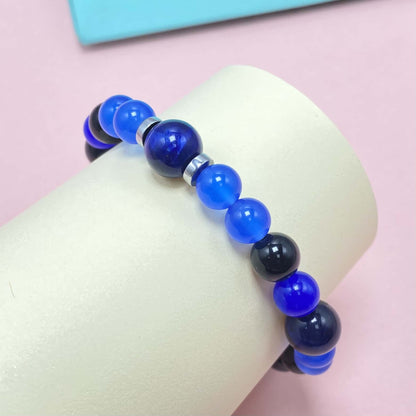 Blue Tiger's Eye to Improve Sleep Crystal Bracelet