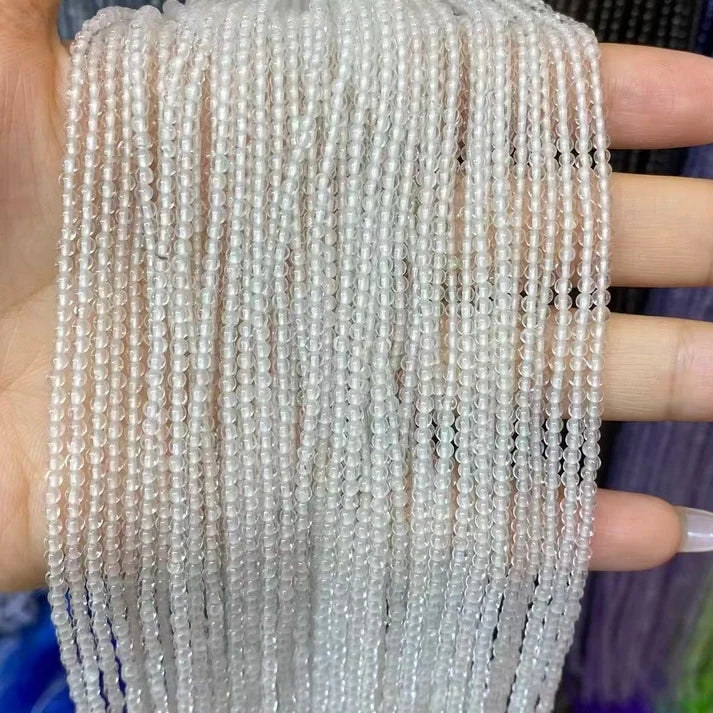 2mm 3mm 4mm Round Clear Quartz Beads