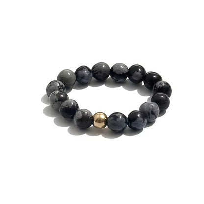 3mm Multi Round Bead Ring Elastic Rings Stackable