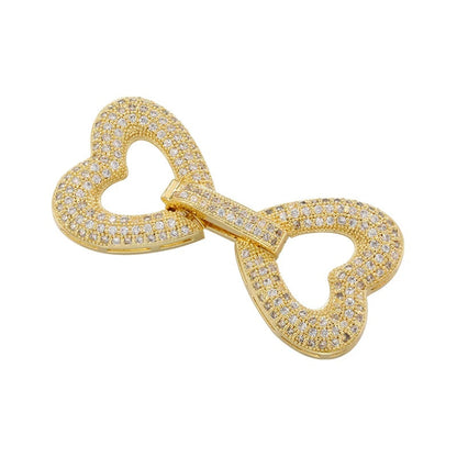 1 Pcs Hooks Accesories Supplies Brass Cubic Zirconia Connectors
