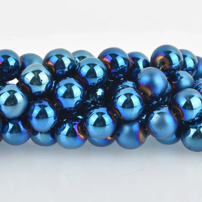 Round Shape Hematite Beads