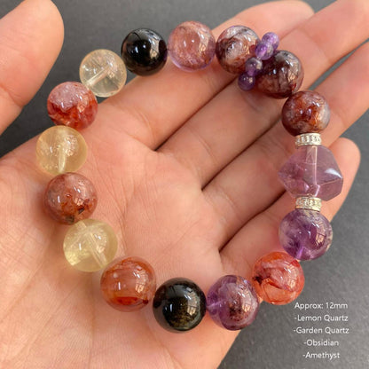 Natural Designer Healing Crystal Bracelet Mutiple Styles