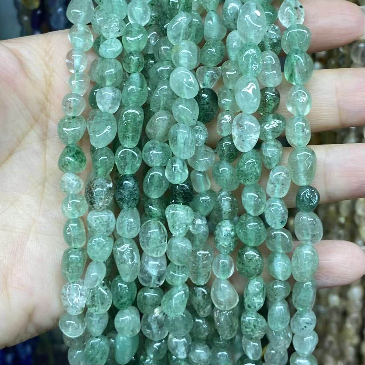Irregular Smooth Beads 6-8mm Gemstone/Quartz/Jasper/Agate