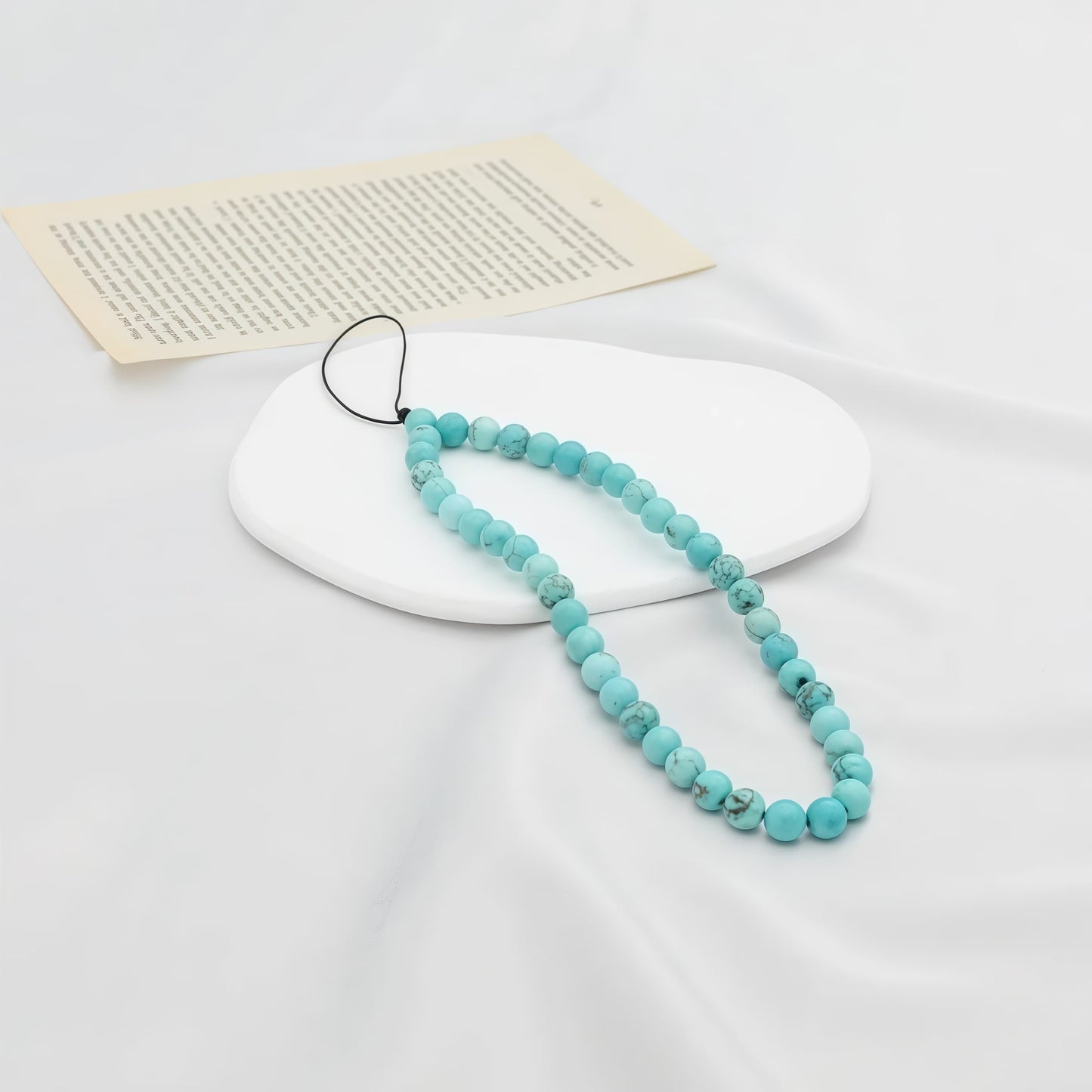 6MM Beaded Phone Chain New Anti Lost Phone Strap 32cm