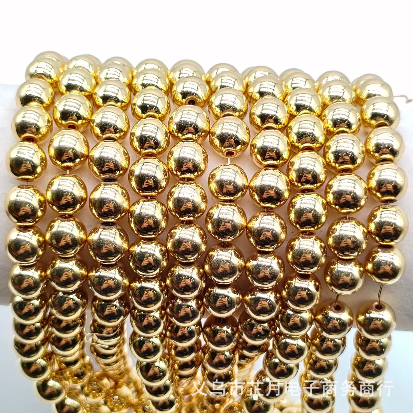 Round Shape Hematite Beads