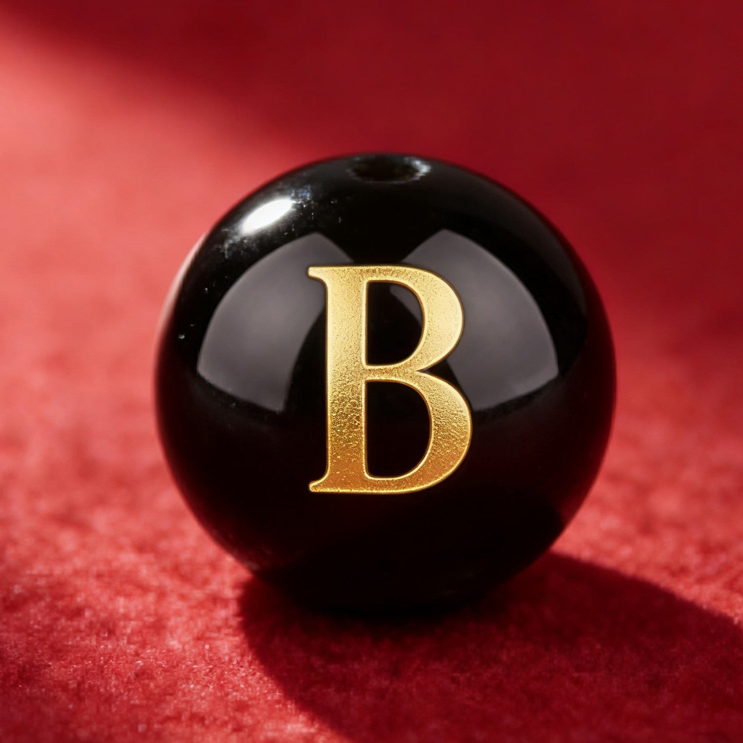 Natural Red Agate Beads - 26 Alphabet Loose Beads for Engraving Customization DIY