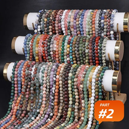 Wholesale  Gemstone Beads 4mm 6mm 8mm 10mm 12mm  Loose Bead -Free Shipping（II）