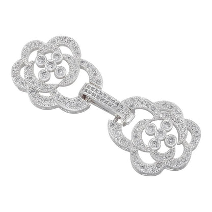 1 Pcs Hooks Accesories Supplies Brass Cubic Zirconia Connectors