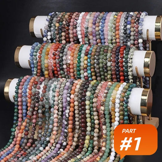 Wholesale Gemstone Beads 4mm 6mm 8mm 10mm 12mm-Loose Bead -Free Shipping （I）