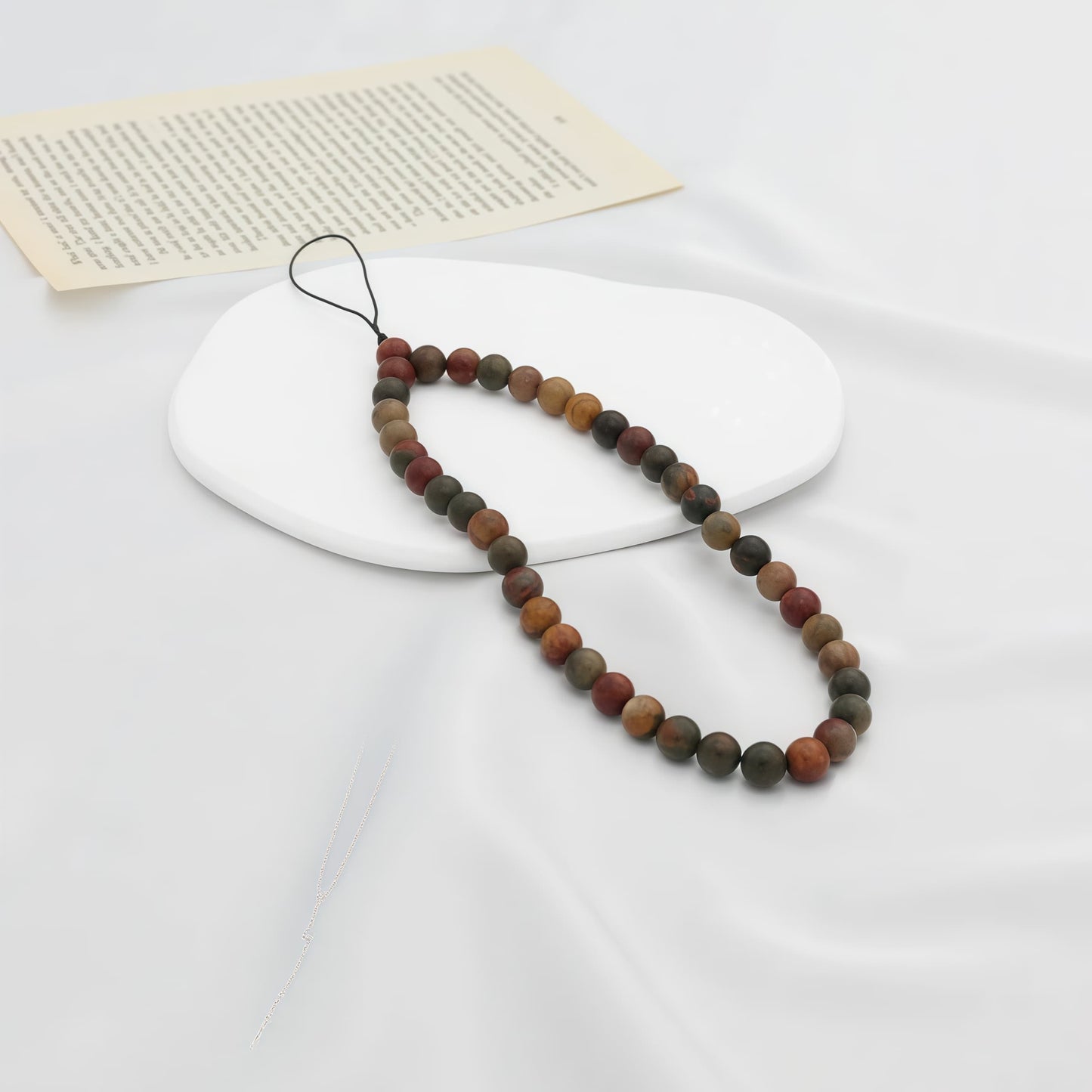6MM Beaded Phone Chain New Anti Lost Phone Strap 32cm