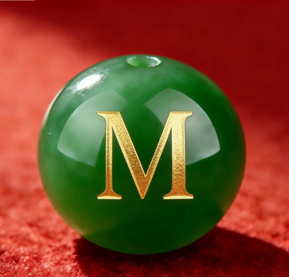 Natural Red Agate Beads - 26 Alphabet Loose Beads for Engraving Customization DIY