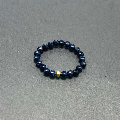 3mm Multi Round Bead Ring Elastic Rings Stackable