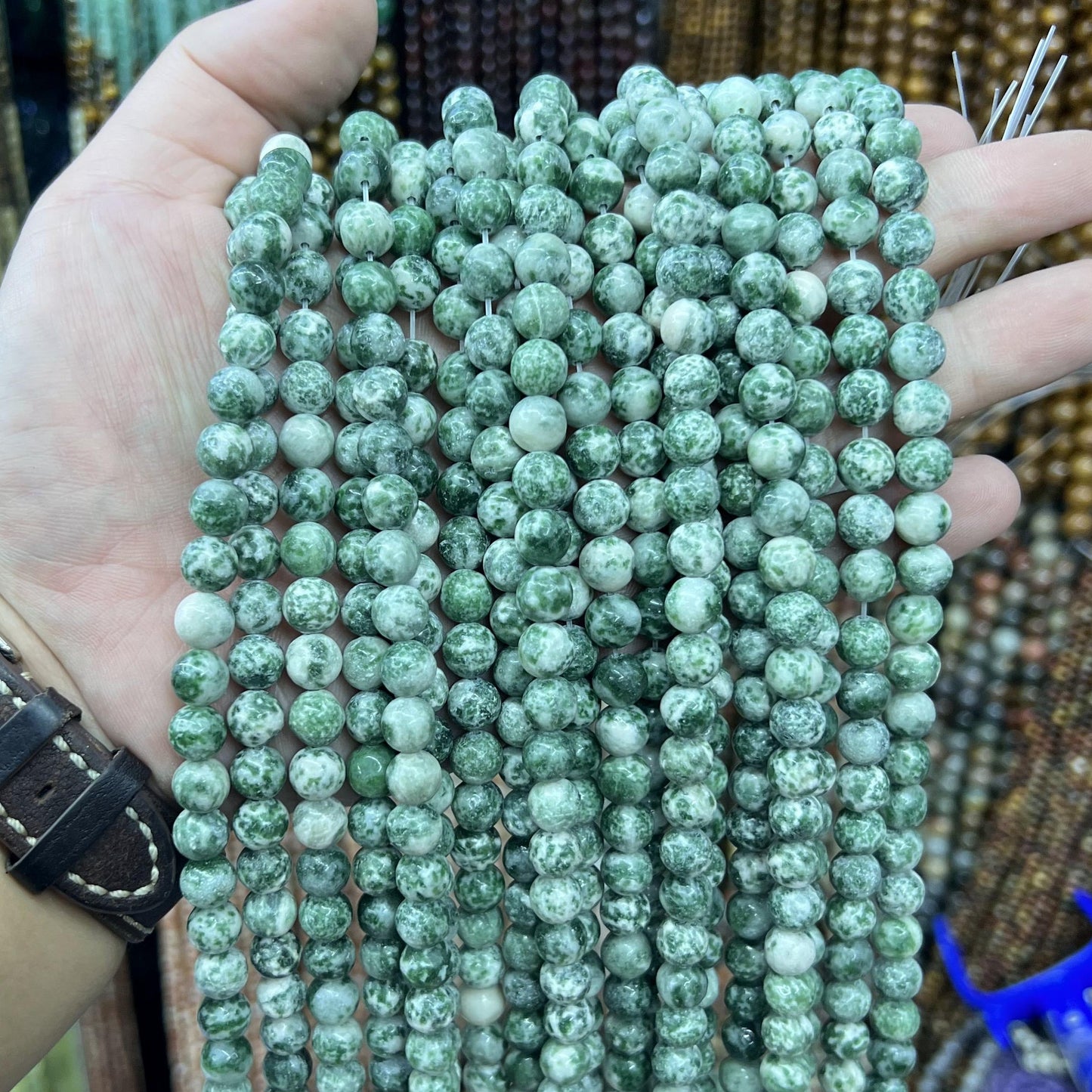 $2.5--8mm #2 Semi- Precious beadsFree Shipping
