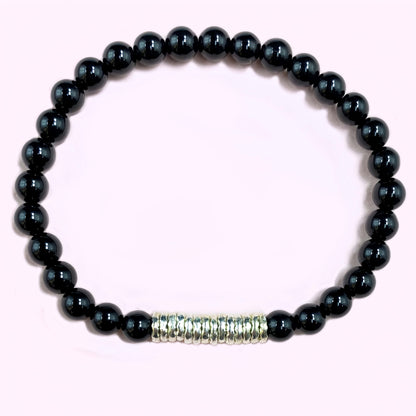Solid Onyx for Protection and Apotropaic Crystal Bracelet