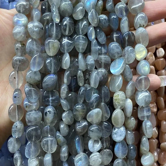 Nugget Shape Labradorite Beads