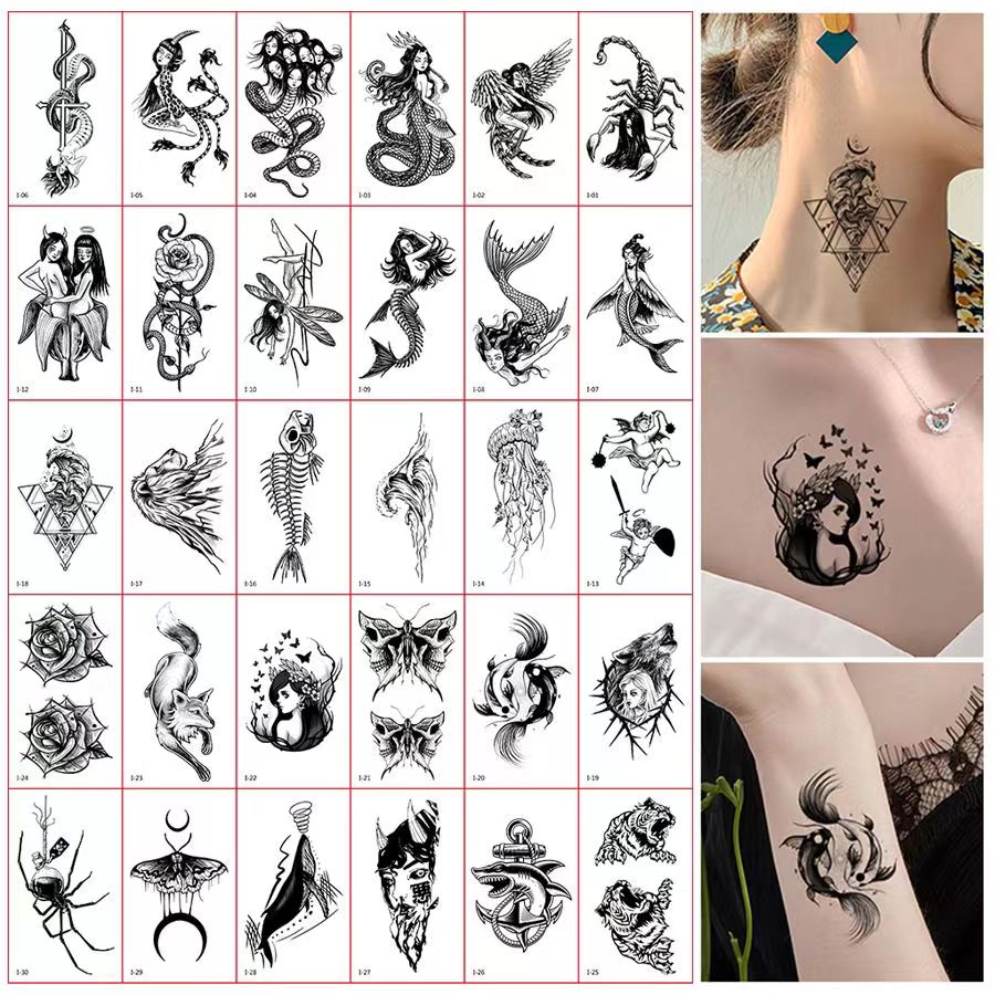 Tattoo Sticker Water Proof-30 Pcs Set TT7