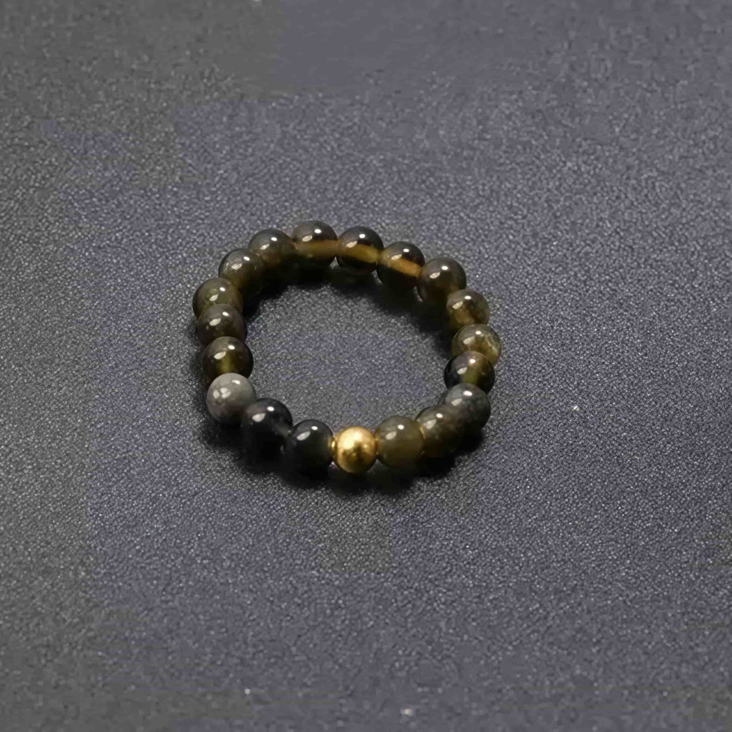 3mm Multi Round Bead Ring Elastic Rings Stackable