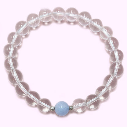 Clear Quartz to Improve Sleep Crystal Bracelet