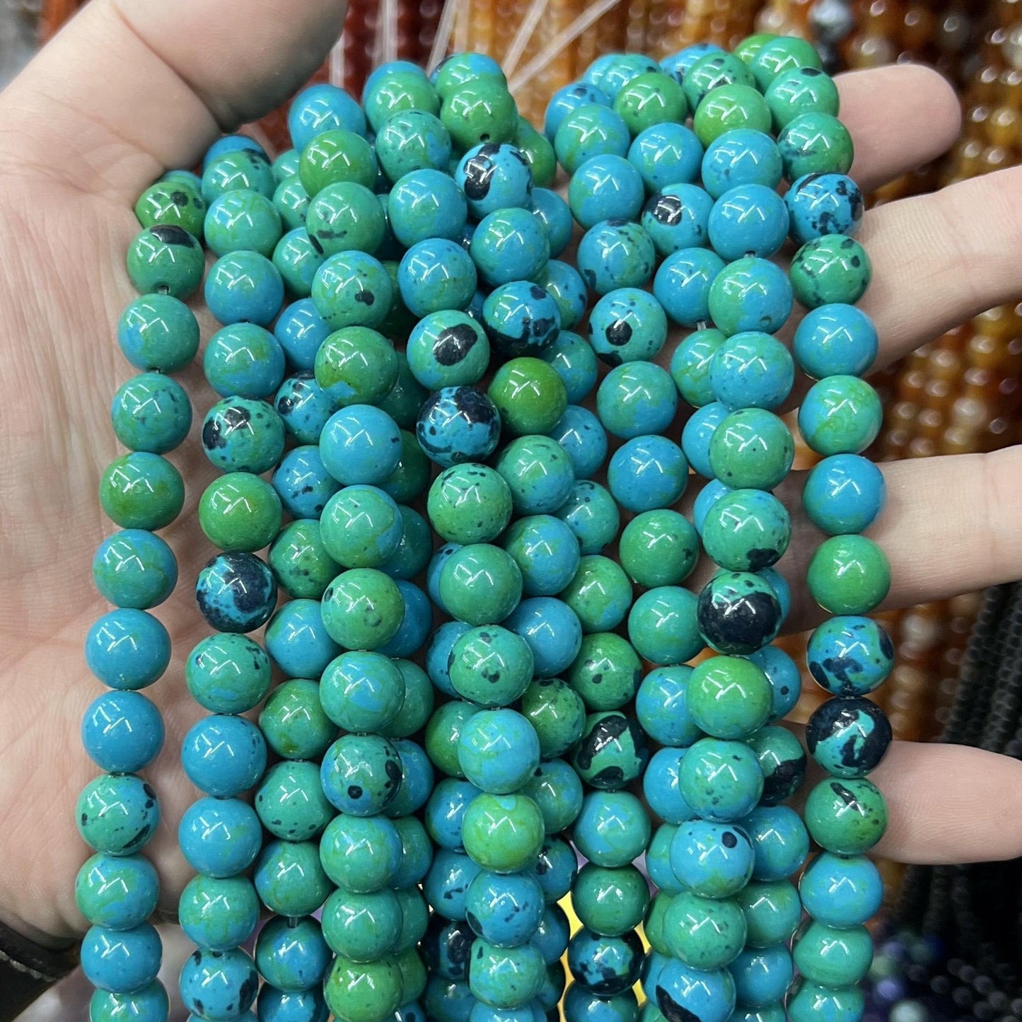 $2.5--8mm #2 Semi- Precious beadsFree Shipping