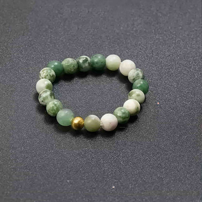 3mm Multi Round Bead Ring Elastic Rings Stackable