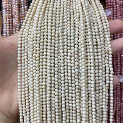 Tiny Round Faceted Beads Gemstone/Quartz/Jasper/Agate 2mm 3mm 4mm