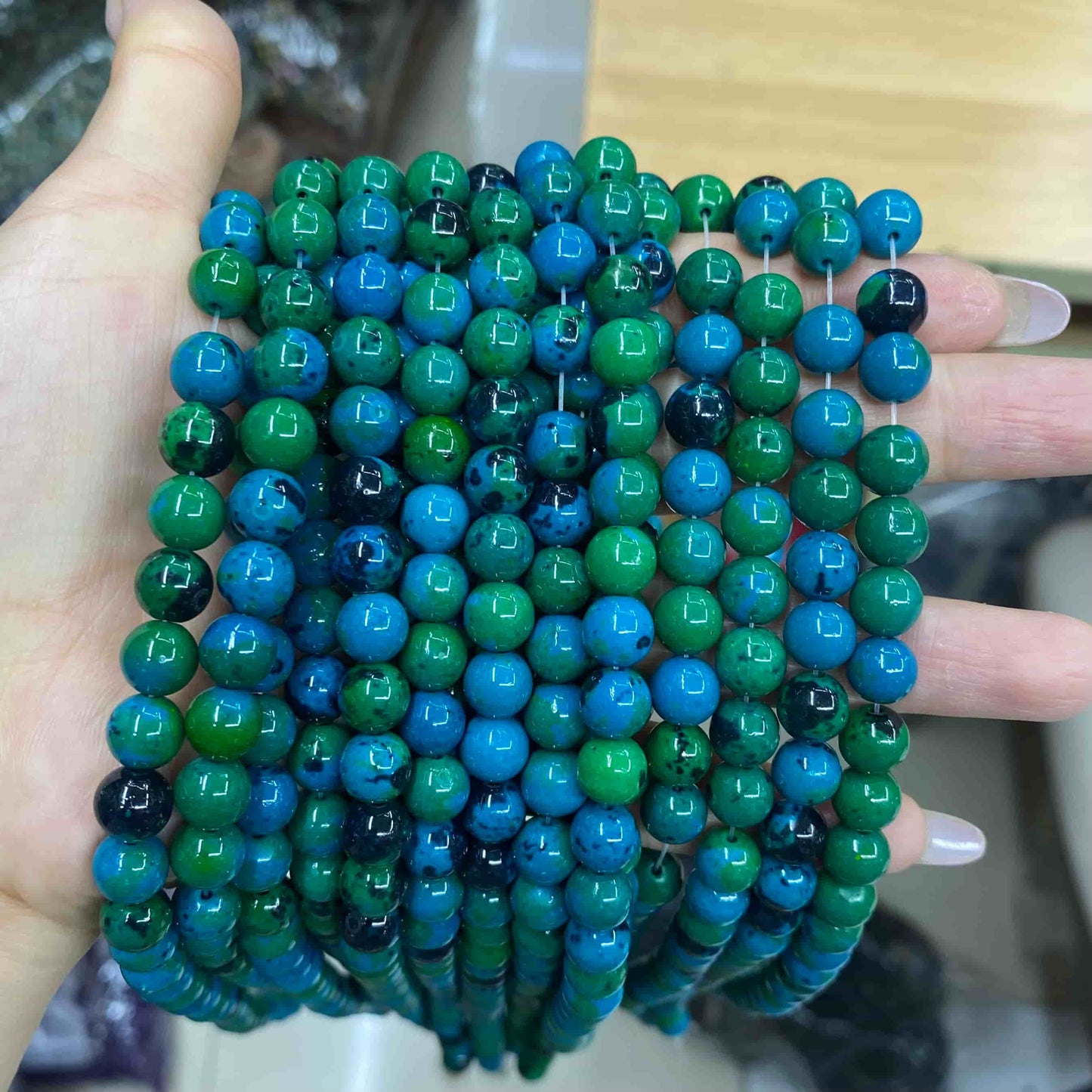 Wholesale  Gemstone Beads 4mm 6mm 8mm 10mm 12mm  Loose Bead -Free Shipping（II）
