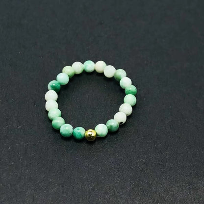 3mm Multi Round Bead Ring Elastic Rings Stackable