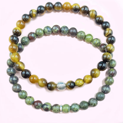 DoubleTurquoise Crystal Bracelet for Focus and Concentration