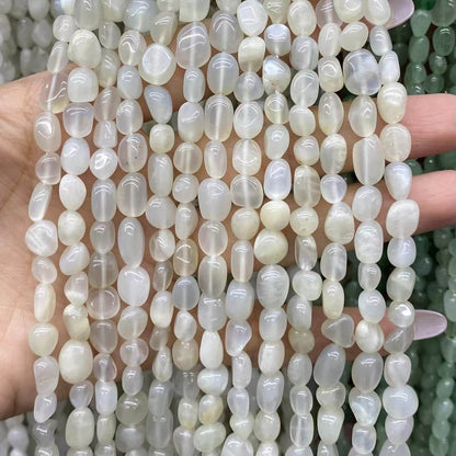 Irregular Smooth Beads 6-8mm Gemstone/Quartz/Jasper/Agate