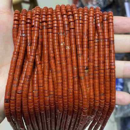 Heishi Rondelle Beads 2x4mm Quartz/Jasper/Agate/Crystal