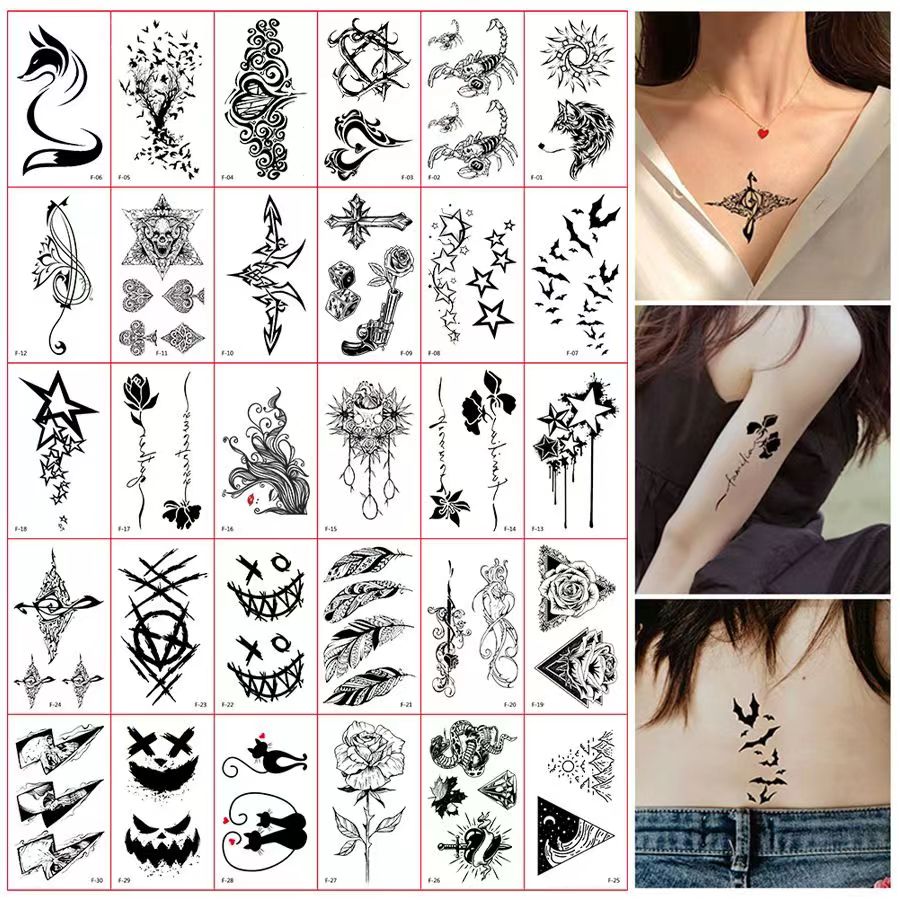 Tattoo Sticker Water Proof-30 Pcs Set TT11