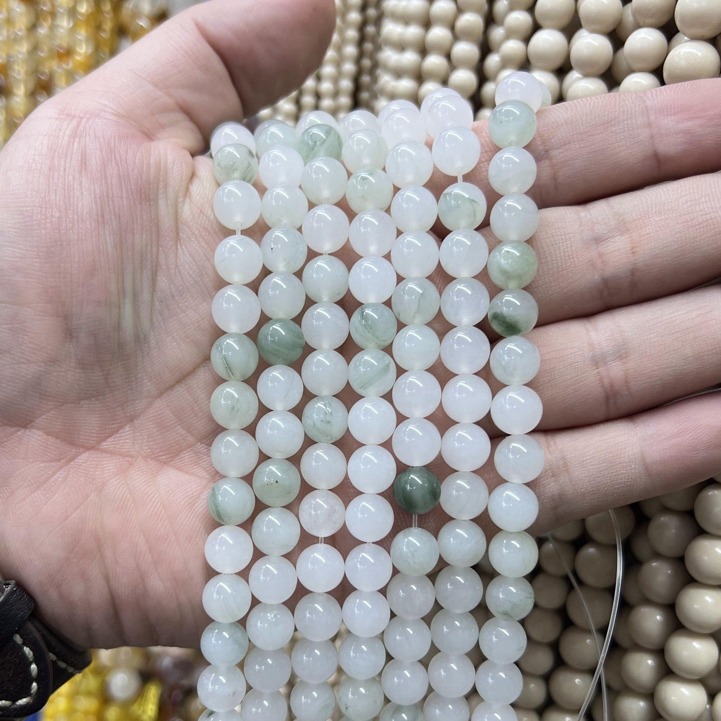 $2.5--8mm #2 Semi- Precious beadsFree Shipping